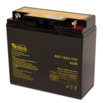 Акумулятор ALTEK ABT 18Аh 12V AGM 2115001 фото